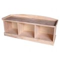International Concepts International Concepts Industries BE-150 Bench with storage BE-150